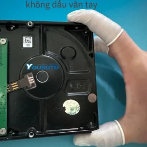Bao ngón tay không silicon, không dấu vân tay dành cho phòng sạch Class 100, phù hợp với ngành quang học, bán dẫn, xử lý phim nền. Không để lại vết, không chứa silicon, chống tĩnh điện, không gây ô nhiễm, an toàn cho linh kiện nhạy cảm.