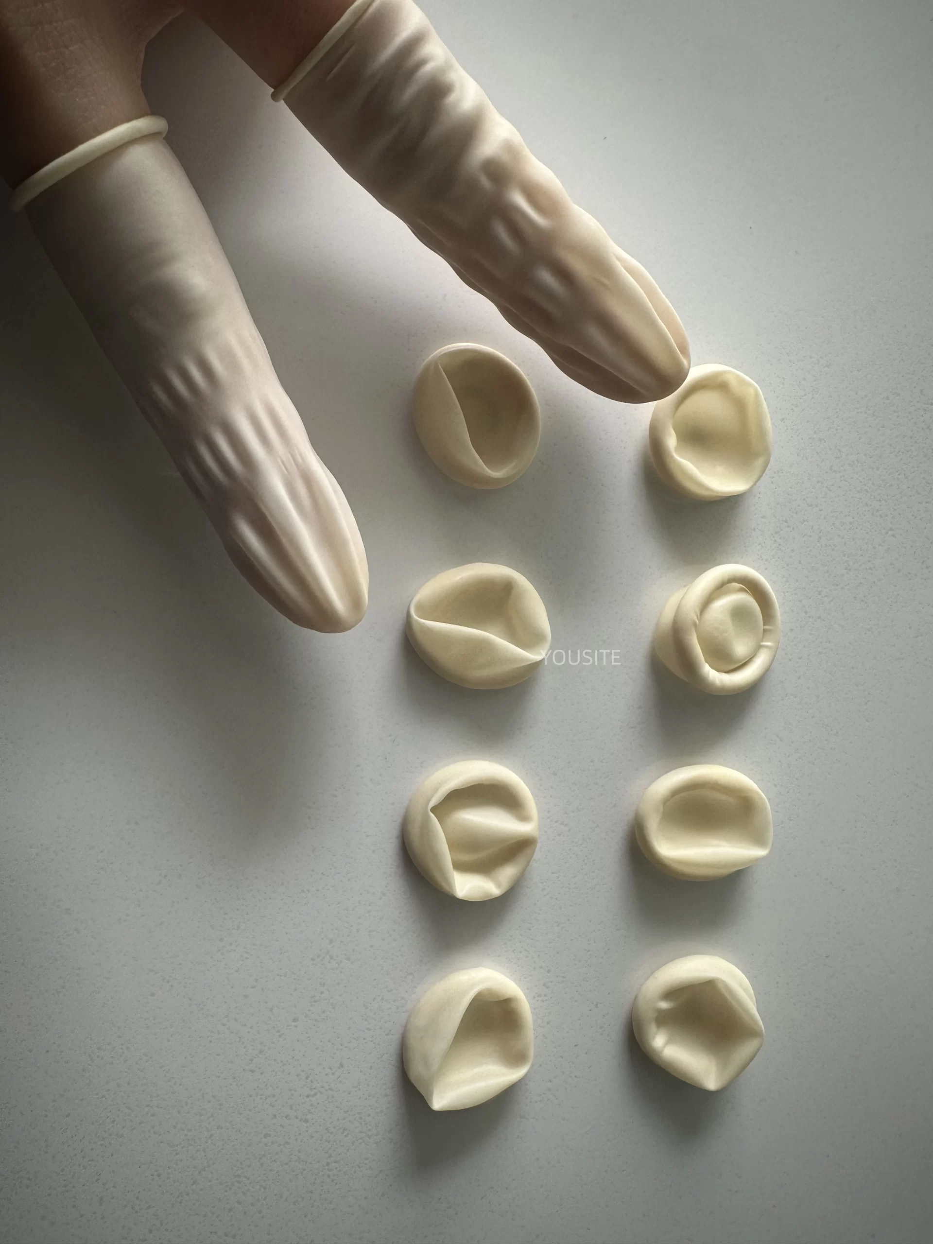 Bao ngón tay bằng cao su thiên nhiên không chứa silicone